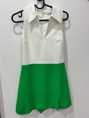 Amanda Uprichard Augusta romper mini dress